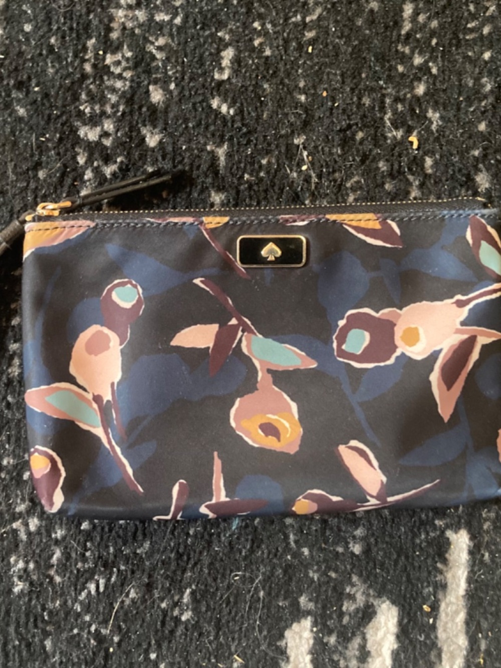 Kate Spade New York Arch Paper Rose Large Reversible Tote Set EUC Floral Yellow - Picture 7 of 9